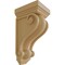 Ekena Millwork 6"W x 7"D x 13 1/4"H Devon Traditional Wood Corbel, Maple CORW06X07X13DEMA - alternate 1